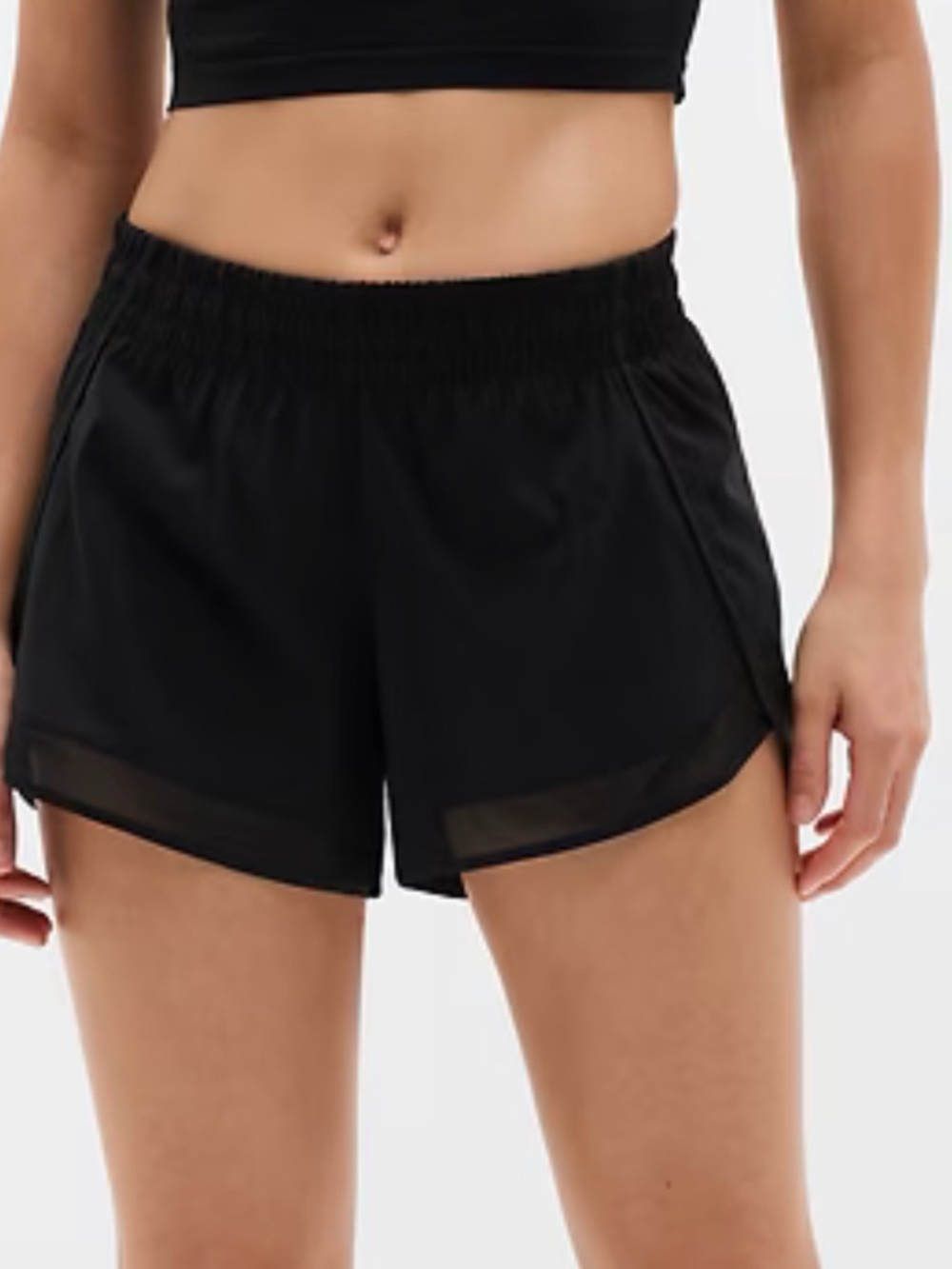 Athleta Black Women's Racer Run 4” short size XL